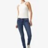 Noisy May NMEVE LOW WAIST SKINNY FIT JEANS 1 Noisy May NMEVE LOW WAIST SKINNY FIT JEANS -Noisy May Clothing Shop 27000561 DarkBlueDenim 007