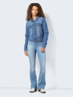 Noisy May SHORT DENIM JACKET 10 Noisy May SHORT DENIM JACKET -Noisy May Clothing Shop 27001163 MediumBlueDenim 004