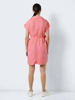 Noisy May SHORT SLEEVED SHIRT DRESS 11 Noisy May SHORT SLEEVED SHIRT DRESS -Noisy May Clothing Shop 27005660 SunKissedCoral 005