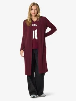 Noisy May LONG OPEN CARDIGAN -Noisy May Clothing Shop 27008836 WindsorWine 004