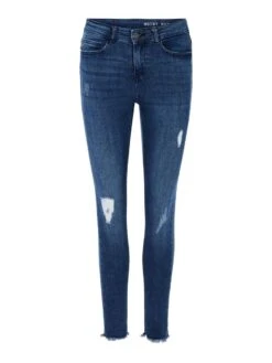 Noisy May NMLUCY CROPPED NORMAL WAIST SKINNY FIT JEANS 15 Noisy May NMLUCY CROPPED NORMAL WAIST SKINNY FIT JEANS -Noisy May Clothing Shop 27009513 MediumBlueDenim 001