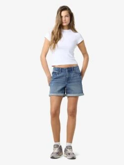 Noisy May NORMAL WAIST DENIM SHORTS 13 Noisy May NORMAL WAIST DENIM SHORTS -Noisy May Clothing Shop 27010864 MediumBlueDenim 004