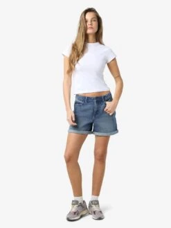 Noisy May NORMAL WAIST DENIM SHORTS 15 Noisy May NORMAL WAIST DENIM SHORTS -Noisy May Clothing Shop 27010864 MediumBlueDenim 007