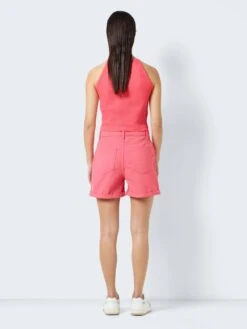 Noisy May NORMAL WAIST DENIM SHORTS -Noisy May Clothing Shop 27012362 SunKissedCoral 005