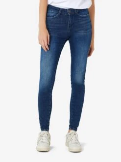 Noisy May NMLUCY NORMAL WAIST SKINNY FIT JEANS -Noisy May Clothing Shop 27012755 DarkBlueDenim 003