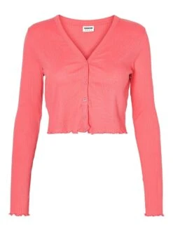 Noisy May CROPPED CARDIGAN 14 Noisy May CROPPED CARDIGAN -Noisy May Clothing Shop 27013248 SunKissedCoral 001