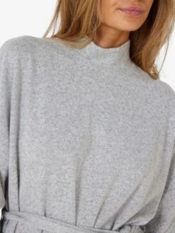 Noisy May SHORT LONG SLEEVED DRESS -Noisy May Clothing Shop 27013883 LightGreyMelange 006