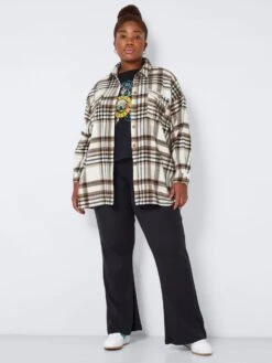 Noisy May CURVE LOOSE FIT SHIRT -Noisy May Clothing Shop 27014766 BeaverFur 986193 004