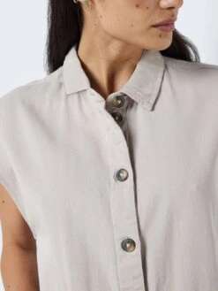 Noisy May SLEEVELESS SHIRT DRESS -Noisy May Clothing Shop 27015411 ChateauGray 006