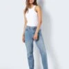 Noisy May NMISABEL MOM HIGH WAISTED JEANS 1 Noisy May NMISABEL MOM HIGH WAISTED JEANS -Noisy May Clothing Shop 27015703 LightBlueDenim 007