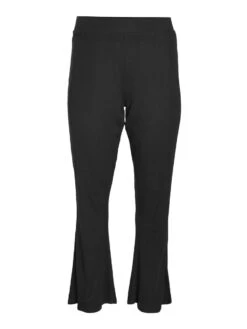 Noisy May CURVE HIGH WAISTED FLARED TROUSERS -Noisy May Clothing Shop 27016454 Black 001