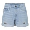 Noisy May CURVE NORMAL WAISTED DENIM SHORTS 1 Noisy May CURVE NORMAL WAISTED DENIM SHORTS -Noisy May Clothing Shop 27016474 LightBlueDenim 001