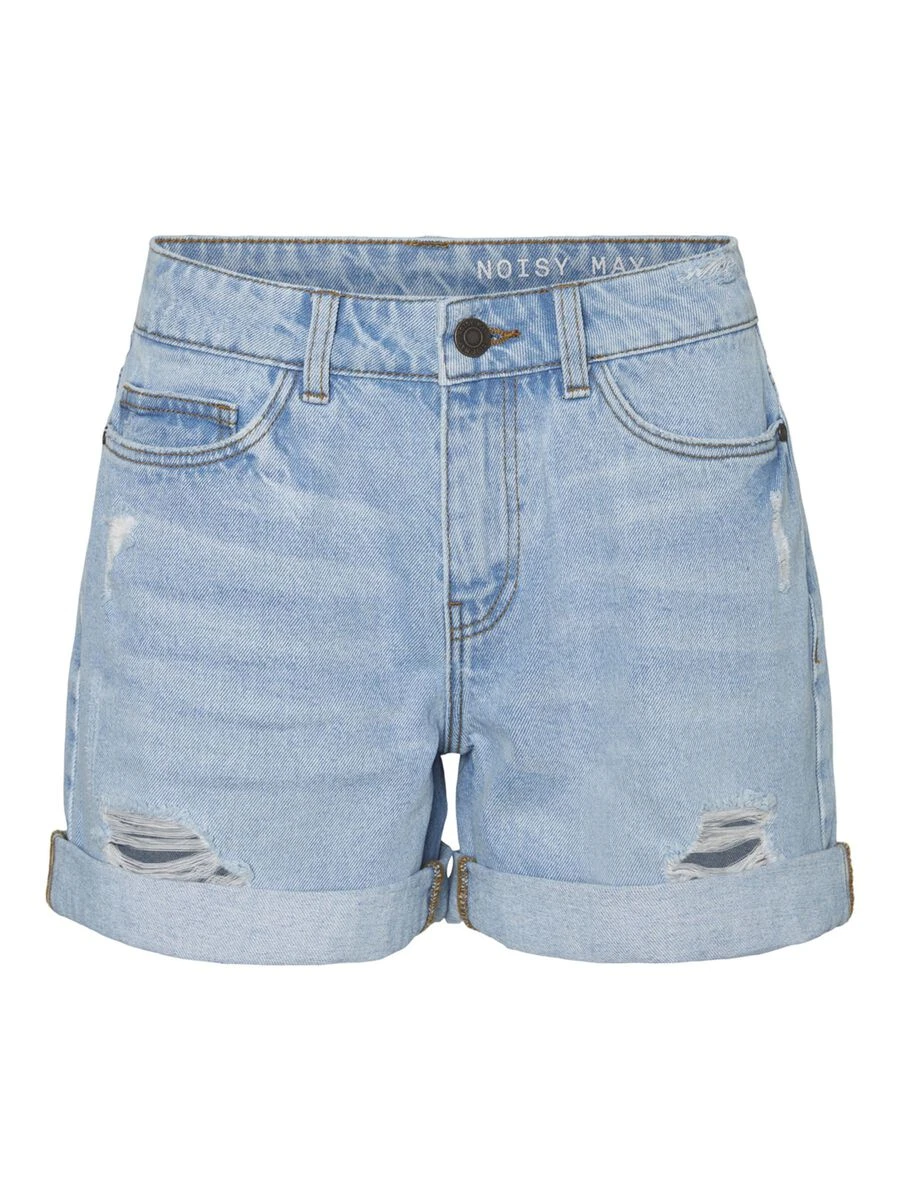 Noisy May CURVE NORMAL WAISTED DENIM SHORTS 3 Noisy May CURVE NORMAL WAISTED DENIM SHORTS