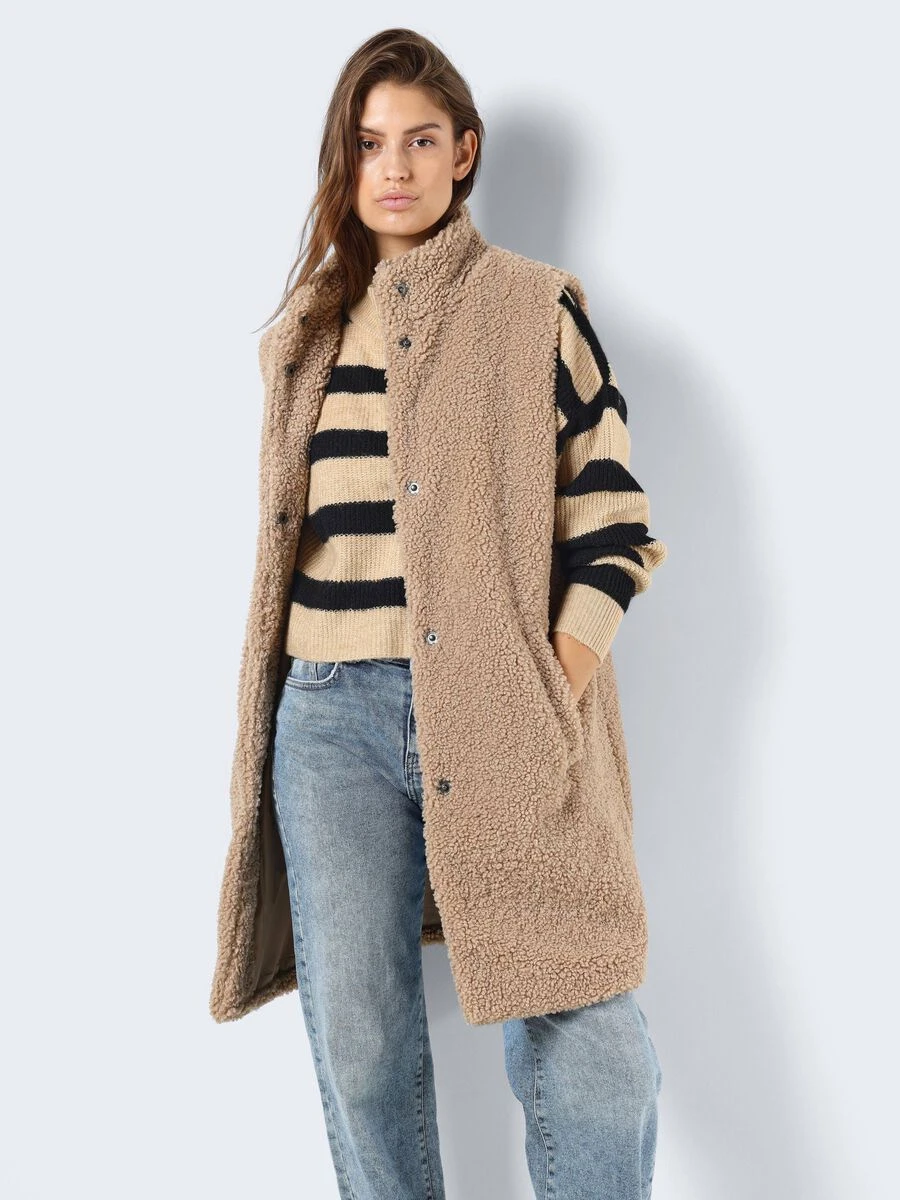 Noisy May TEDDY GILET 3 Noisy May TEDDY GILET