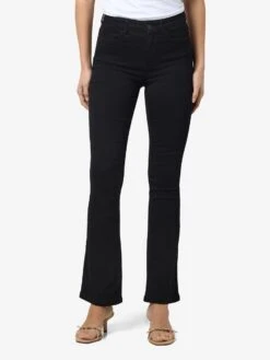 Noisy May NMSALLIE HIGH WAIST FLARED JEANS -Noisy May Clothing Shop 27017554 Black 003