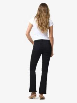 Noisy May NMSALLIE HIGH WAIST FLARED JEANS -Noisy May Clothing Shop 27017554 Black 005
