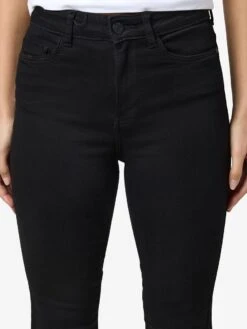 Noisy May NMSALLIE HIGH WAIST FLARED JEANS -Noisy May Clothing Shop 27017554 Black 006