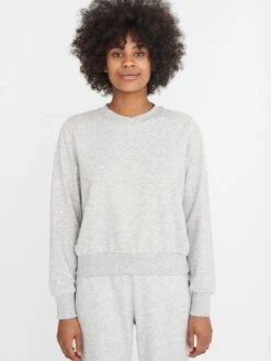 Noisy May NMLUPA LOGO SWEATSHIRT 9 Noisy May NMLUPA LOGO SWEATSHIRT -Noisy May Clothing Shop 27017581 LightGreyMelange 003