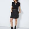 Noisy May HIGH WAISTED COATED SKIRT 2 Noisy May HIGH WAISTED COATED SKIRT -Noisy May Clothing Shop 27017861 Black 007