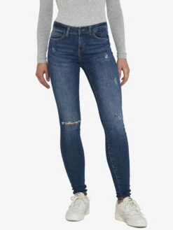 Noisy May NMLUCY NORMAL WAISTED SKINNY FIT JEANS 11 Noisy May NMLUCY NORMAL WAISTED SKINNY FIT JEANS -Noisy May Clothing Shop 27017960 MediumBlueDenim 003