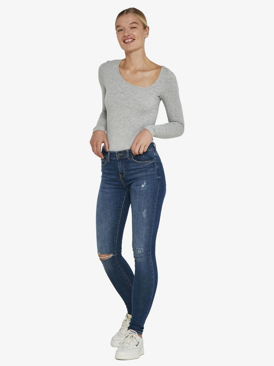 Noisy May NMLUCY NORMAL WAISTED SKINNY FIT JEANS 5 Noisy May NMLUCY NORMAL WAISTED SKINNY FIT JEANS - Image 3