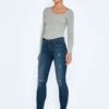 Noisy May NMLUCY NORMAL WAISTED SKINNY FIT JEANS 1 Noisy May NMLUCY NORMAL WAISTED SKINNY FIT JEANS -Noisy May Clothing Shop 27017960 MediumBlueDenim 007