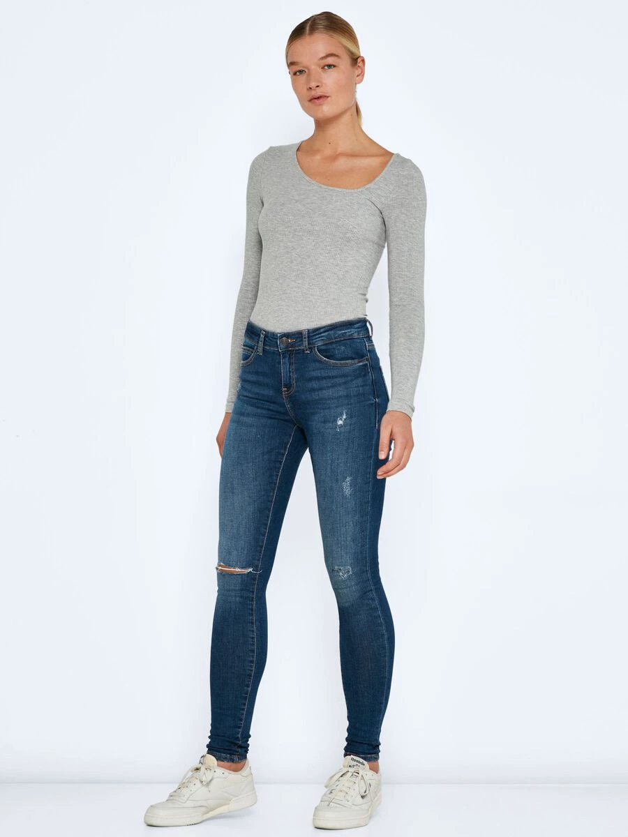 Noisy May NMLUCY NORMAL WAISTED SKINNY FIT JEANS 3 Noisy May NMLUCY NORMAL WAISTED SKINNY FIT JEANS