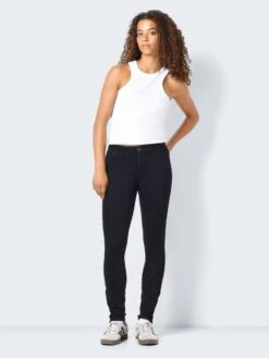 Noisy May NMKIMMY CROPPED SKINNY FIT JEANS 12 Noisy May NMKIMMY CROPPED SKINNY FIT JEANS -Noisy May Clothing Shop 27018140 Black 004