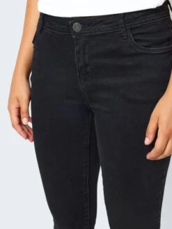 Noisy May NMKIMMY CROPPED SKINNY FIT JEANS 14 Noisy May NMKIMMY CROPPED SKINNY FIT JEANS -Noisy May Clothing Shop 27018140 Black 006