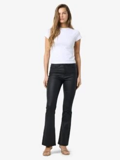 Noisy May NMSALLIE COATED TROUSERS -Noisy May Clothing Shop 27018425 Black 004 1