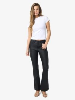 Noisy May NMSALLIE COATED TROUSERS -Noisy May Clothing Shop 27018425 Black 007 1