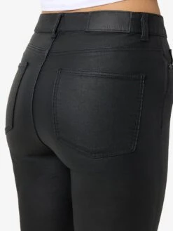 Noisy May NMSALLIE COATED TROUSERS -Noisy May Clothing Shop 27018425 Black 008 1