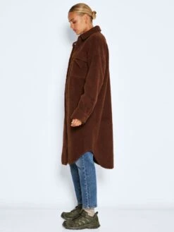 Noisy May LONG TEDDY JACKET -Noisy May Clothing Shop 27018925 Pinecone 004