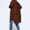 Noisy May LONG TEDDY JACKET 1 Noisy May LONG TEDDY JACKET -Noisy May Clothing Shop 27018925 Pinecone 007