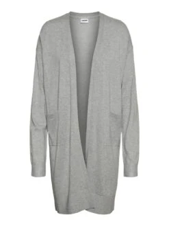 Noisy May MIDI CARDIGAN -Noisy May Clothing Shop 27019215 LightGreyMelange 001