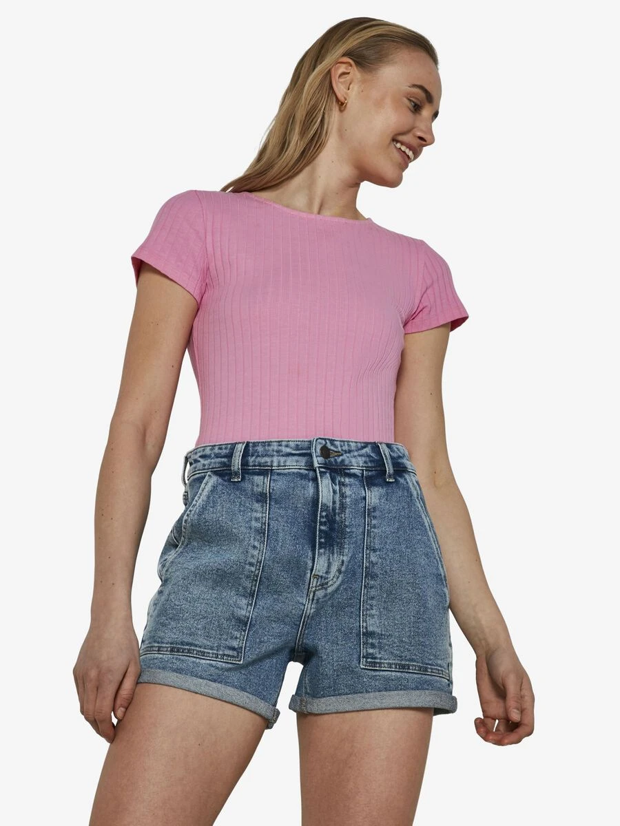 Noisy May HIGH WAISTED DENIM SHORTS 4 Noisy May HIGH WAISTED DENIM SHORTS - Image 2