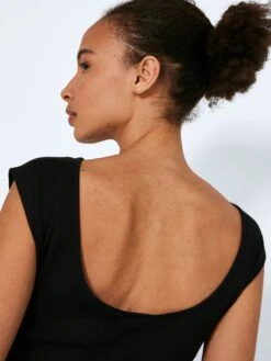 Noisy May RIBBED MIDI DRESS -Noisy May Clothing Shop 27019526 Black 008