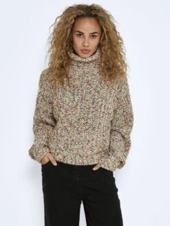 Noisy May HIGH NECK KNITTED PULLOVER