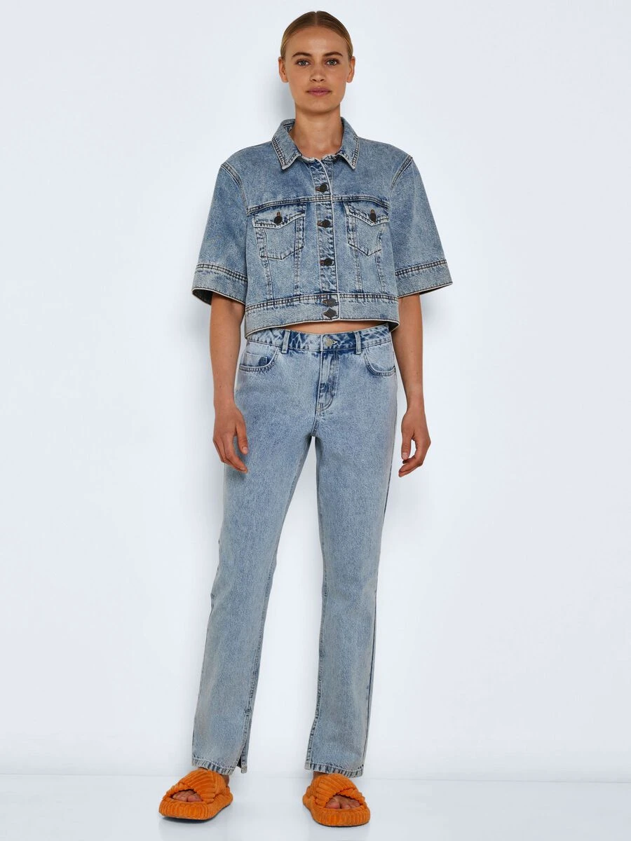 Noisy May NMJOEY ANKLE SLIT STRAIGHT FIT JEANS 5 Noisy May NMJOEY ANKLE SLIT STRAIGHT FIT JEANS - Image 3