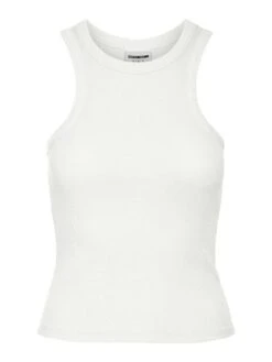 Noisy May RIBBED TANK TOP 13 Noisy May RIBBED TANK TOP -Noisy May Clothing Shop 27020871 BrightWhite 001