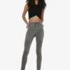 Noisy May NMCALLIE HIGH WAISTED SKINNY FIT JEANS -Noisy May Clothing Shop 27020913 LightGreyDenim 007