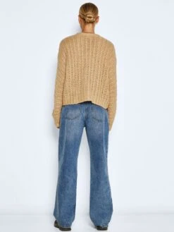 Noisy May KNITTED V-NECK PULLOVER -Noisy May Clothing Shop 27020930 IrishCream 005