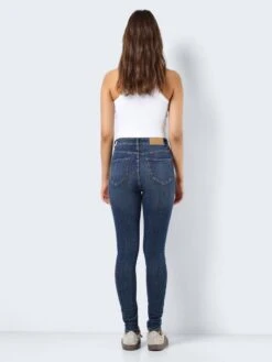 Noisy May NMBUDDY HIGH WAISTED SKINNY FIT JEANS -Noisy May Clothing Shop 27020952 MediumBlueDenim 005