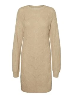 Noisy May LONG SLEEVED KNITTED DRESS 13 Noisy May LONG SLEEVED KNITTED DRESS -Noisy May Clothing Shop 27021055 IrishCream 001