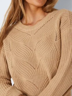 Noisy May LONG SLEEVED KNITTED DRESS 12 Noisy May LONG SLEEVED KNITTED DRESS -Noisy May Clothing Shop 27021055 IrishCream 006