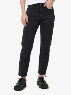 Noisy May NMMONI HIGH WAISTED CROPPED STRAIGHT FIT JEANS 11 Noisy May NMMONI HIGH WAISTED CROPPED STRAIGHT FIT JEANS -Noisy May Clothing Shop 27021112 BlackDenim 003