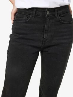 Noisy May NMMONI HIGH WAISTED CROPPED STRAIGHT FIT JEANS 14 Noisy May NMMONI HIGH WAISTED CROPPED STRAIGHT FIT JEANS -Noisy May Clothing Shop 27021112 BlackDenim 006