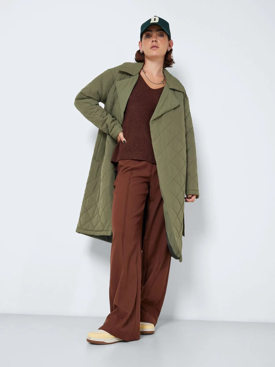 Noisy May LONG QUILTED JACKET 3 Noisy May LONG QUILTED JACKET