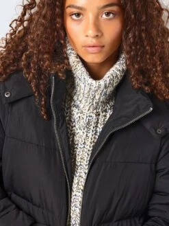 Noisy May LONG PUFFER JACKET -Noisy May Clothing Shop 27021222 Black 006