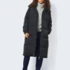 Noisy May LONG PUFFER JACKET 1 Noisy May LONG PUFFER JACKET -Noisy May Clothing Shop 27021222 Black 007